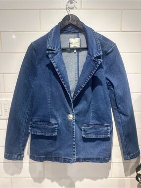 Bagatelle Denim Blazer Jacket – Stretch – Size M